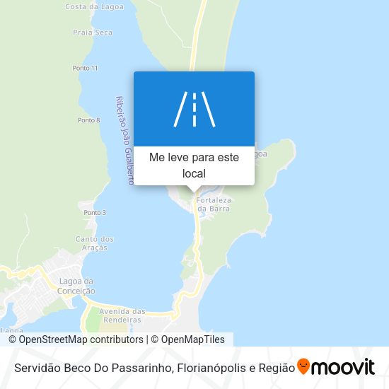 Servidão Beco Do Passarinho mapa