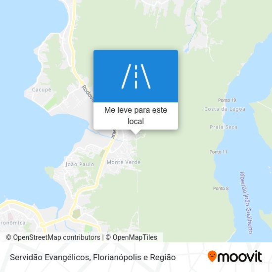 Servidão Evangélicos mapa