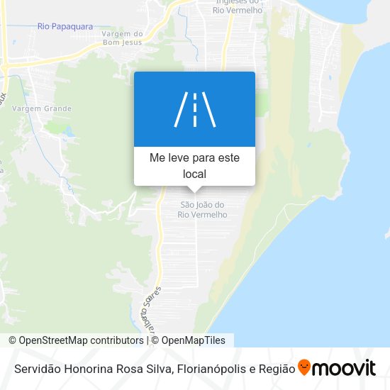 Servidão Honorina Rosa Silva mapa