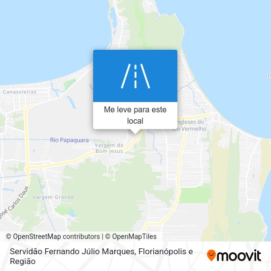 Servidão Fernando Júlio Marques mapa