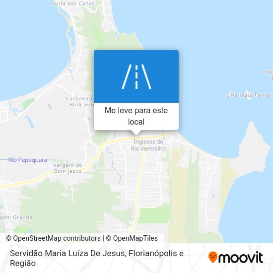Servidão Maria Luíza De Jesus mapa
