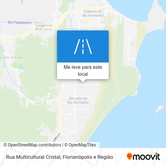Rua Multicultural Cristal mapa