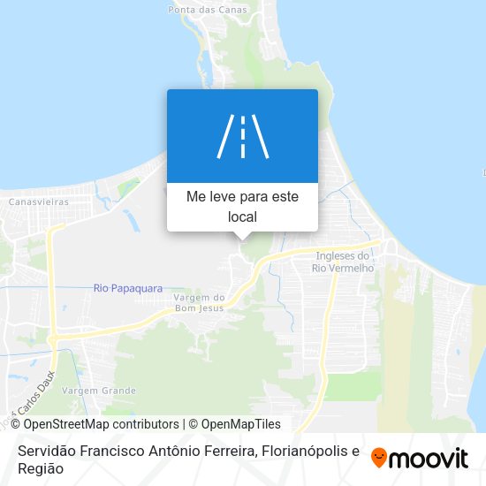 Servidão Francisco Antônio Ferreira mapa