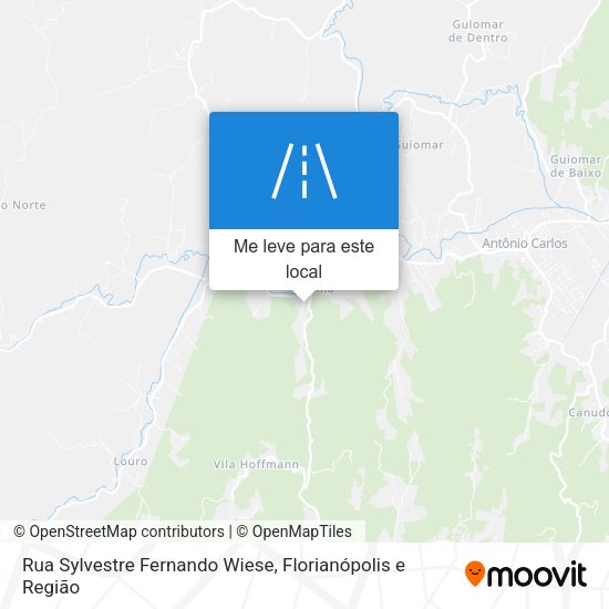Rua Sylvestre Fernando Wiese mapa