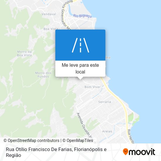 Rua Otílio Francisco De Farias mapa