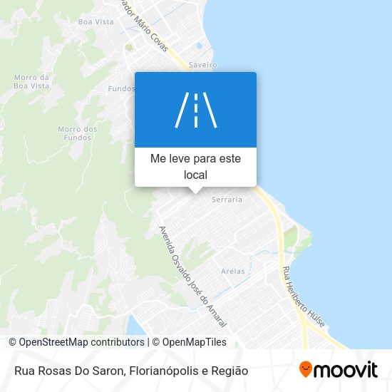 Rua Rosas Do Saron mapa