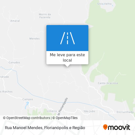 Rua Manoel Mendes mapa