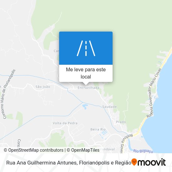 Rua Ana Guilhermina Antunes mapa