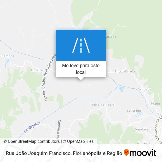 Rua João Joaquim Francisco mapa