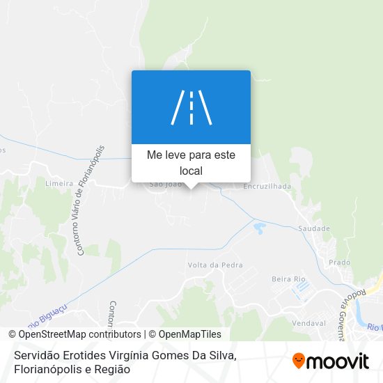 Servidão Erotides Virgínia Gomes Da Silva mapa