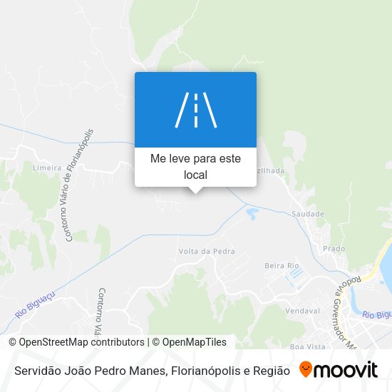 Servidão João Pedro Manes mapa