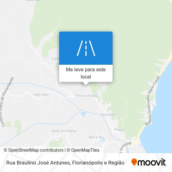 Rua Braulino José Antunes mapa