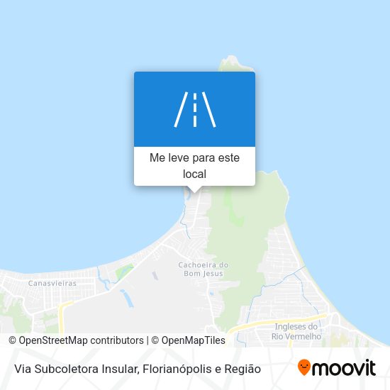 Via Subcoletora Insular mapa