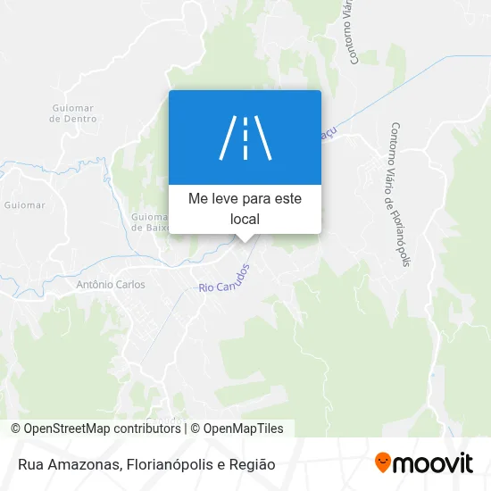 Rua Amazonas mapa
