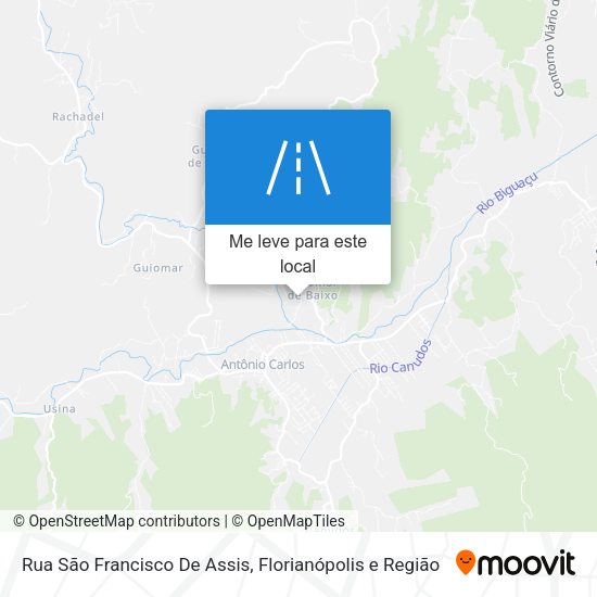 Rua São Francisco De Assis mapa
