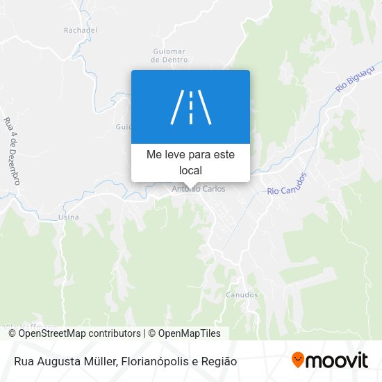 Rua Augusta Müller mapa