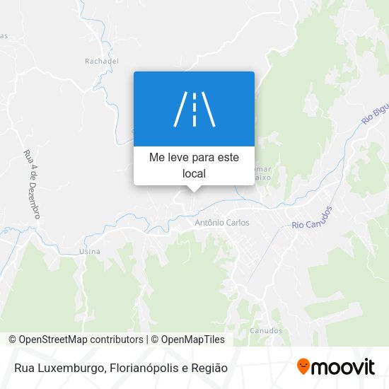 Rua Luxemburgo mapa