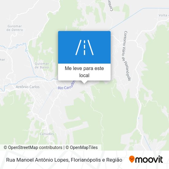 Rua Manoel Antônio Lopes mapa