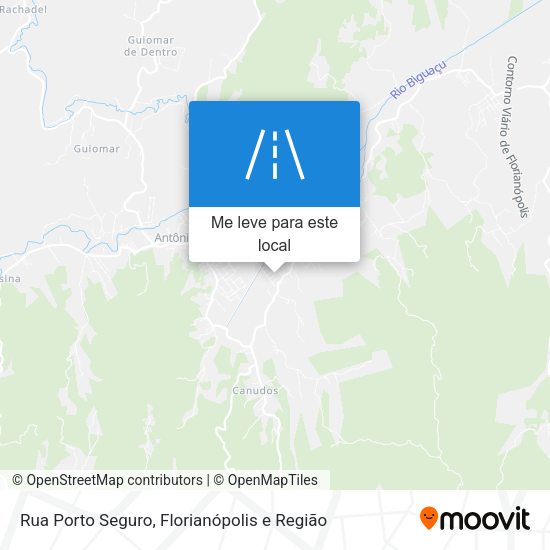 Rua Porto Seguro mapa