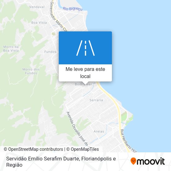Servidão Emílio Serafim Duarte mapa