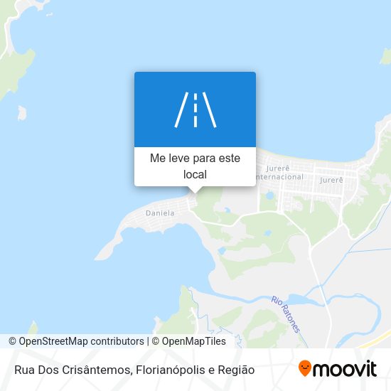 Rua Dos Crisântemos mapa