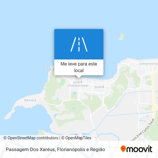 Passagem Dos Xaréus mapa