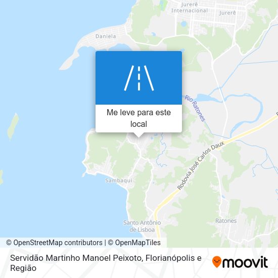 Servidão Martinho Manoel Peixoto mapa
