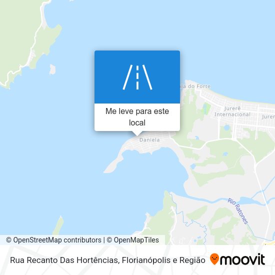 Rua Recanto Das Hortências mapa