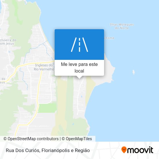 Rua Dos Curiós mapa