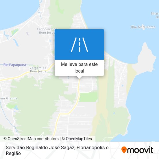 Servidão Reginaldo José Sagaz mapa