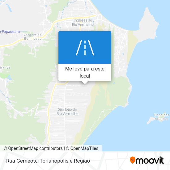 Rua Gêmeos mapa
