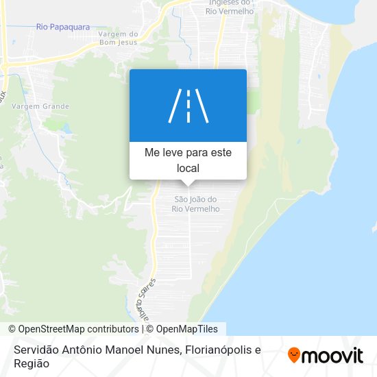 Servidão Antônio Manoel Nunes mapa