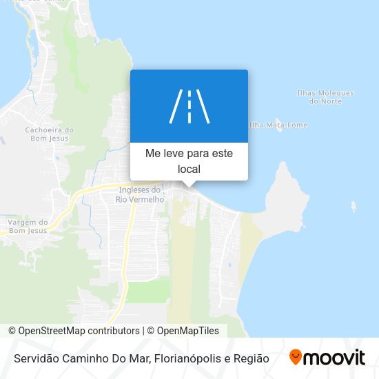 Servidão Caminho Do Mar mapa