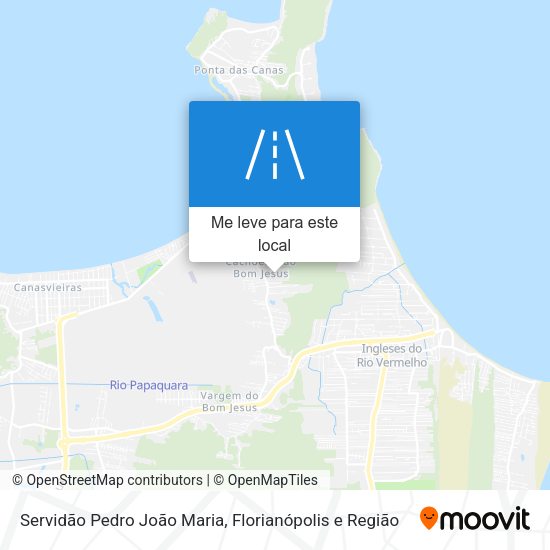 Servidão Pedro João Maria mapa