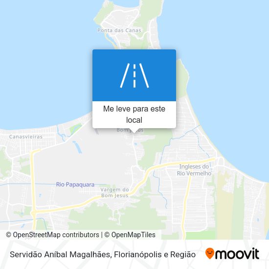 Servidão Aníbal Magalhães mapa