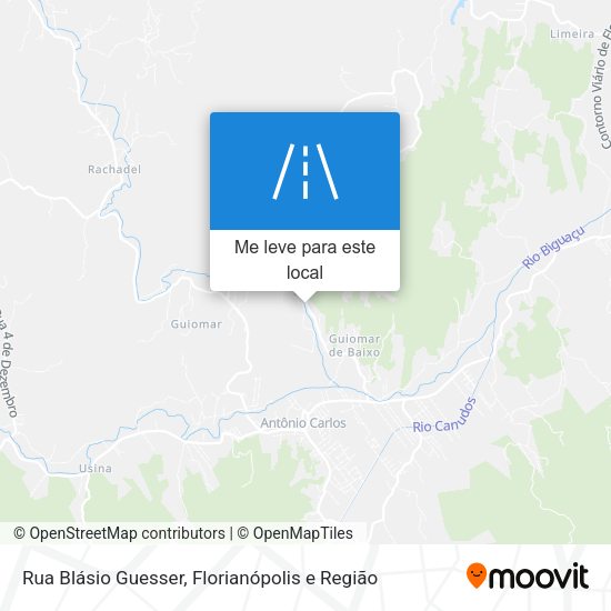 Rua Blásio Guesser mapa