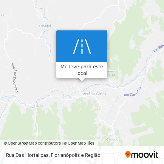 Rua Das Hortaliças mapa