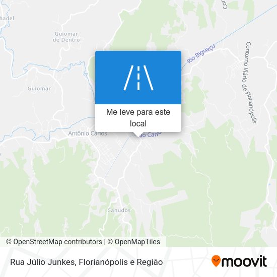 Rua Júlio Junkes mapa