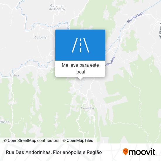 Rua Das Andorinhas mapa