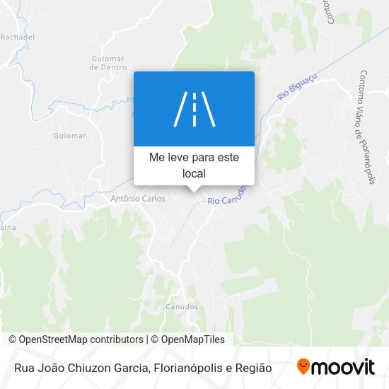 Rua João Chiuzon Garcia mapa