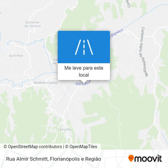 Rua Almir Schmitt mapa