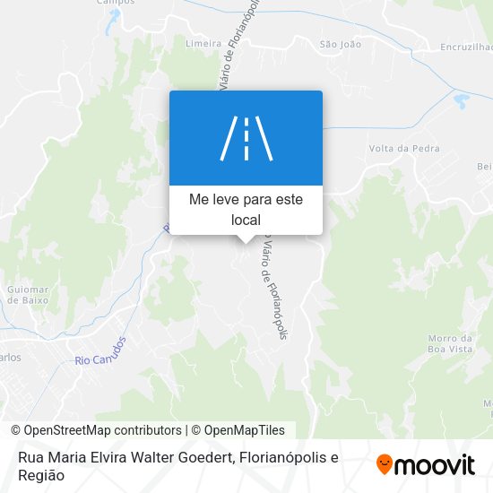 Rua Maria Elvira Walter Goedert mapa