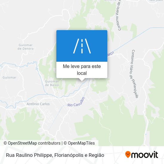 Rua Raulino Philippe mapa