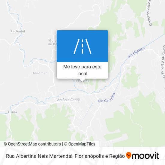 Rua Albertina Neis Martendal mapa