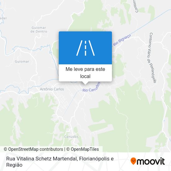 Rua Vitalina Schetz Martendal mapa