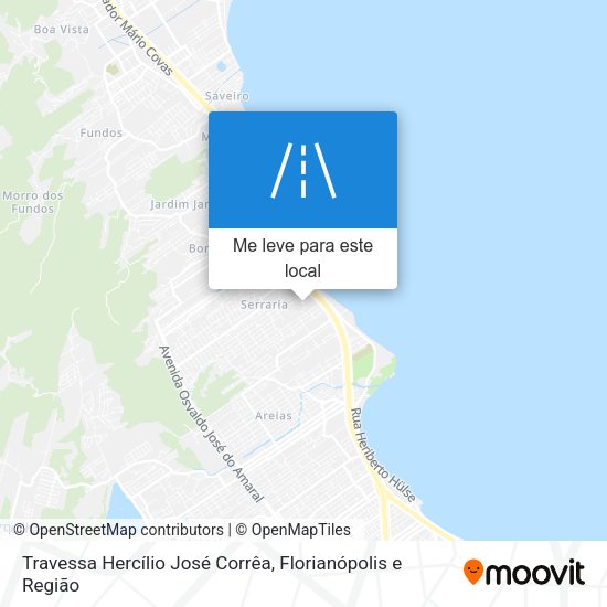 Travessa Hercílio José Corrêa mapa