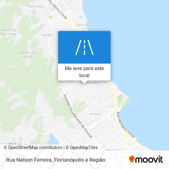 Rua Nelson Ferreira mapa