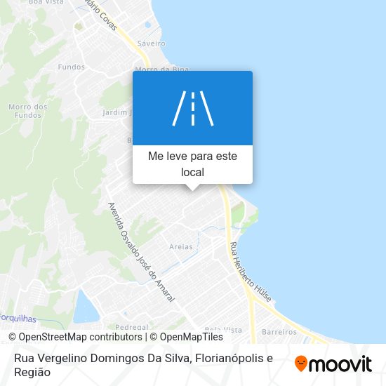 Rua Vergelino Domingos Da Silva mapa