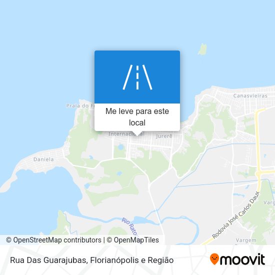 Rua Das Guarajubas mapa