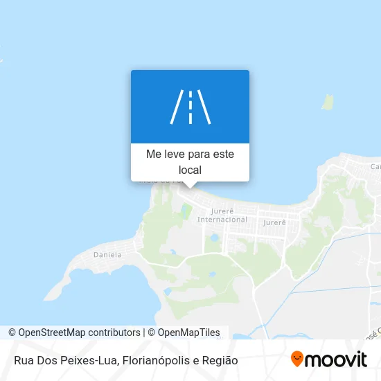Rua Dos Peixes-Lua mapa